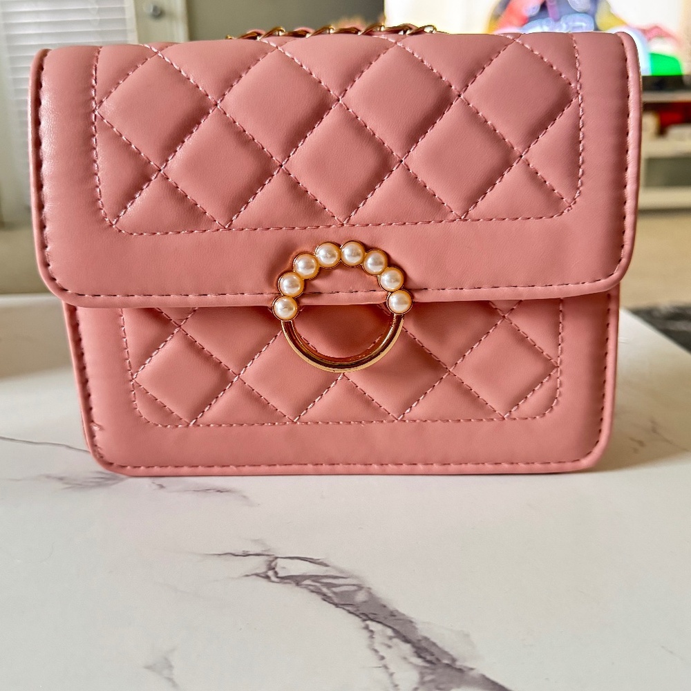 Baby Pink Crossbody Bag